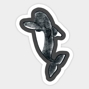 a PORPOISE,Animals Collection Sticker